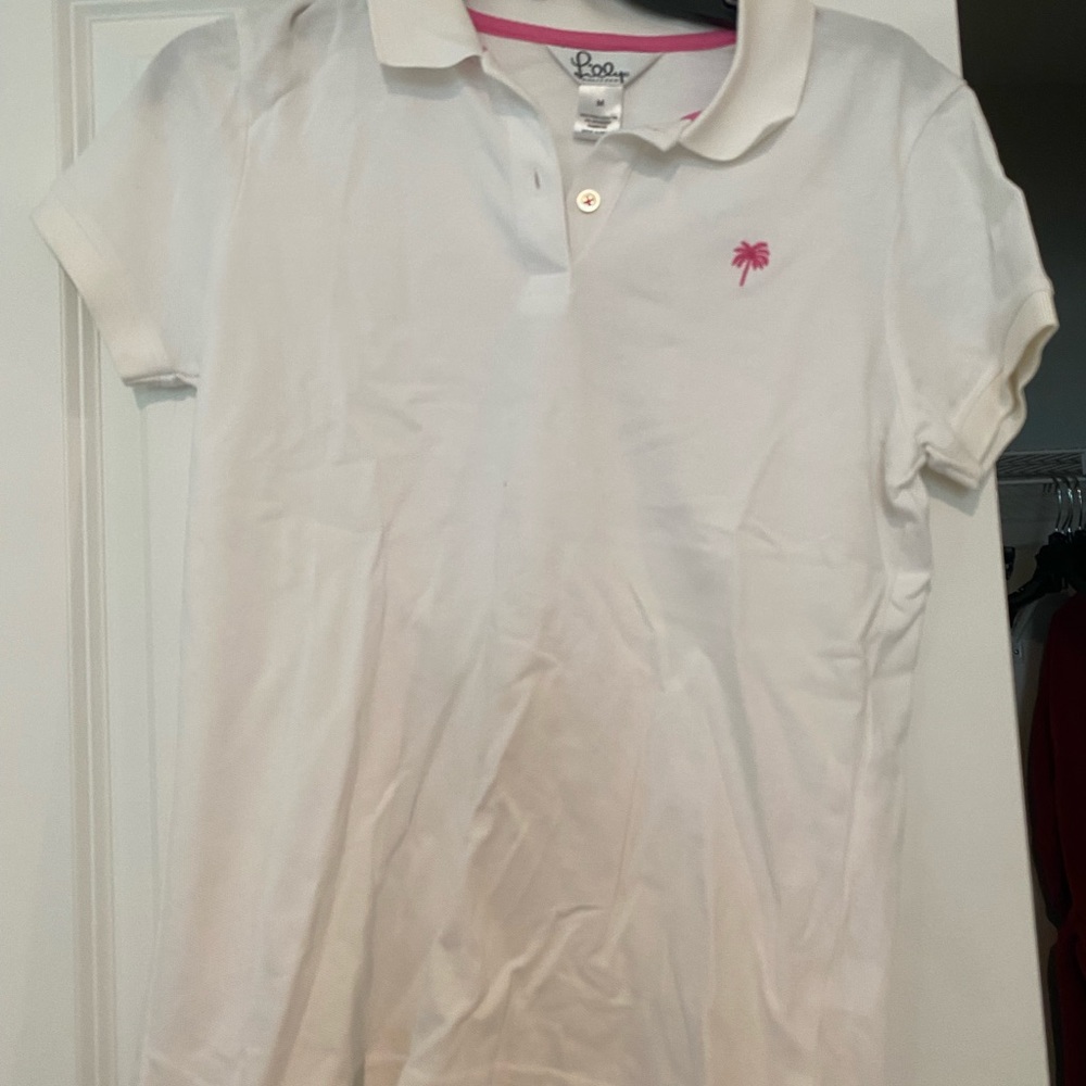 White Lilly Pulitzer Polo
